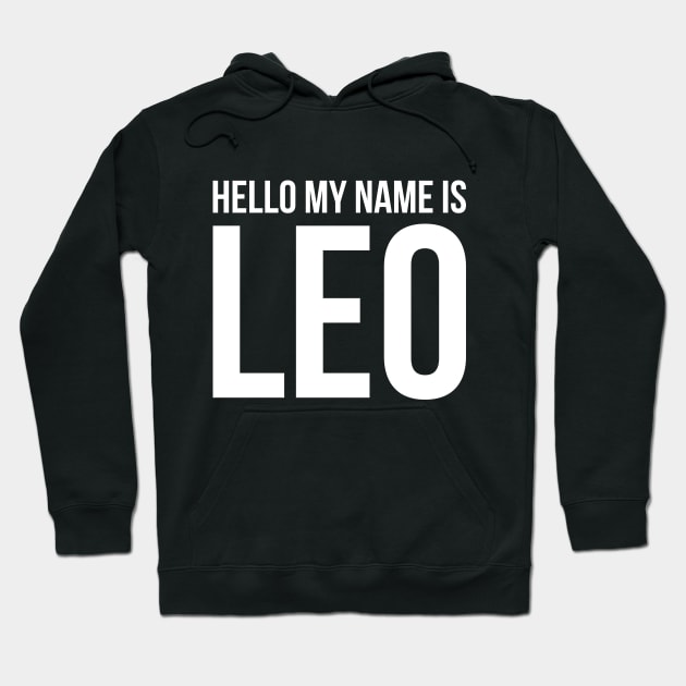 My name is Leo Hoodie by Monosshop